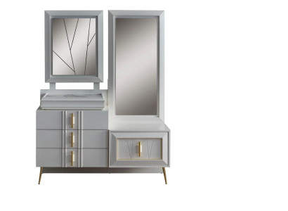 Dressing table with Mirror Luxury Console Exclusive Bedroom set 2 pieces